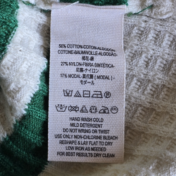 Free People Gidget Sweater Mini Dress Women's L Preppy‎ Coastal Nautical - Picture 11 of 12